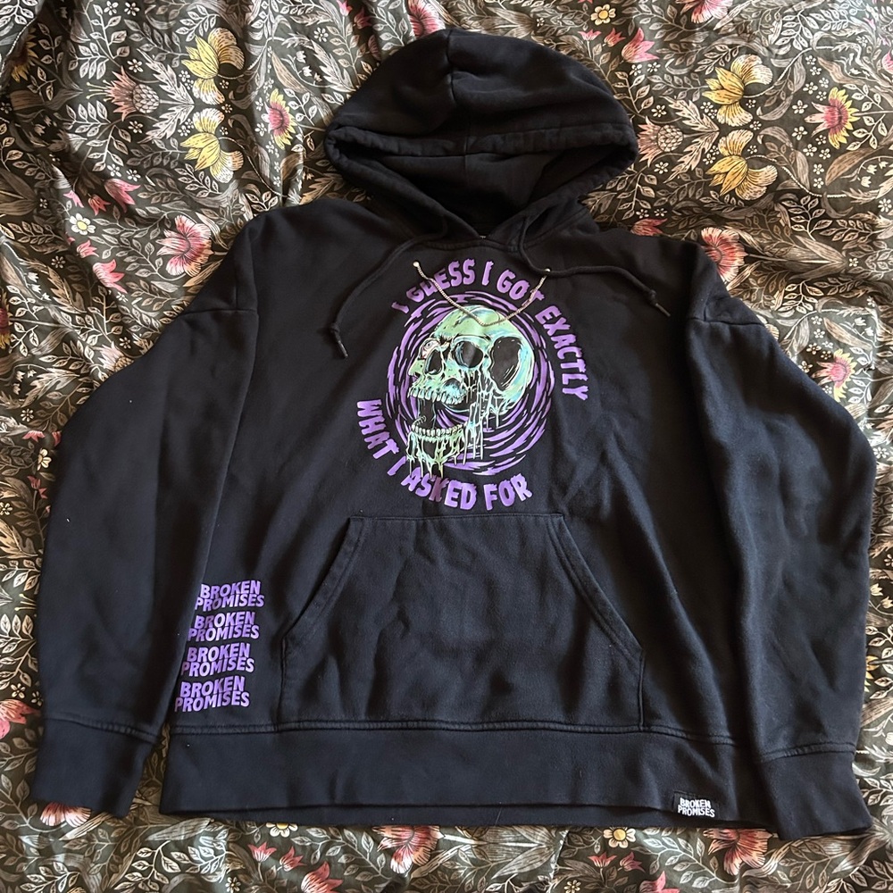 Broken Promises Chained Hoodie.